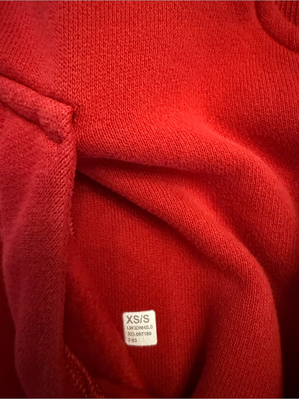 Lululemon Scuba Oversized Half-Zip Hoodie Alabama Crimson Tide Red XS/S - Picture 4 of 6